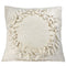 Hand Felted Wool Christmas Pillow –Cream Wreath – 20" Arcadia Home